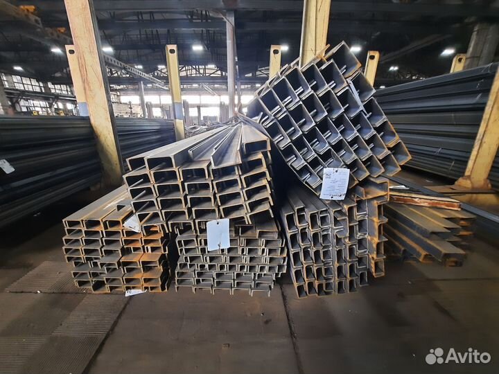 Швеллер горячекатаный 40 П, длина 12 м