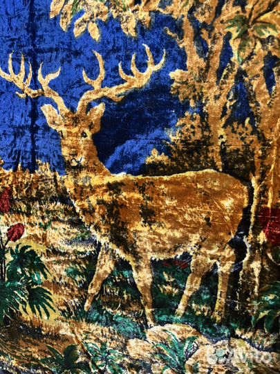 Ковер СССР плюшевый Олени