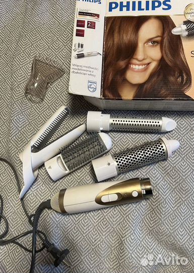 Фен-щетка HP8651/00 salon airstylist pro