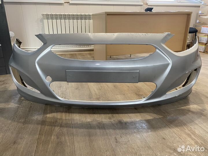 Бампер передний hyundai solaris 2013