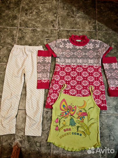 Детские вещи пакетом на девочку 104 110