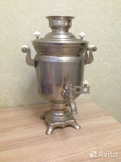 Самовар электрический стальной новый, советского п