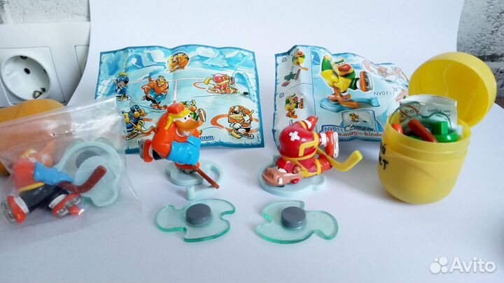 Остатки коллекций киндер-сюрпризов 90-е - 2000-е