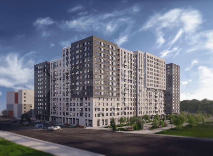 3-к. квартира, 57,3 м², 2/16 эт.