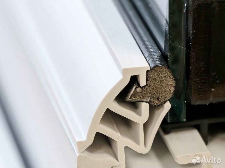 Ремонт окон, уплотнитель Rehau RAL59395