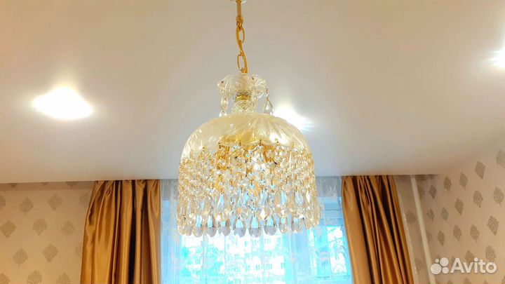 Люстра хрустальная Богемия Чехия