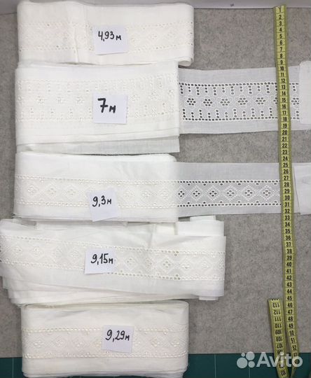 Советское шитье кружево ленты