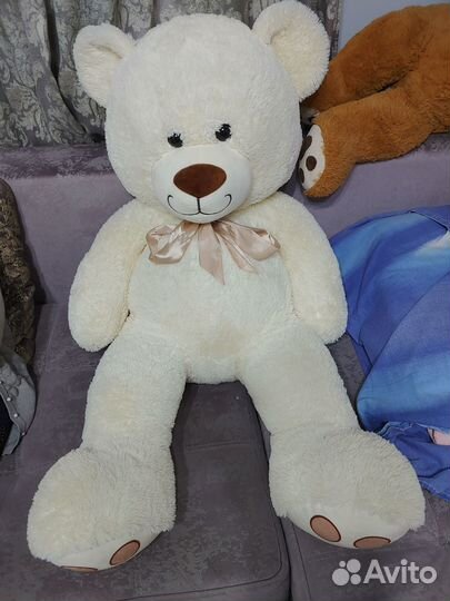 Плюшевый Белый мишка 130см