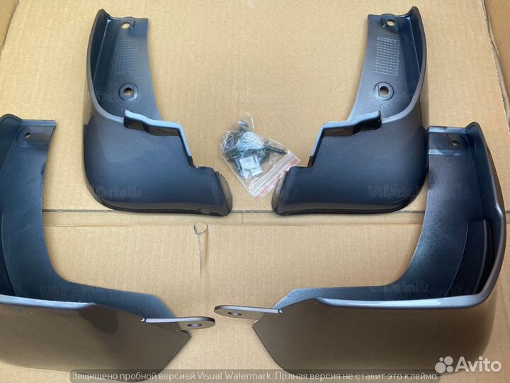 Брызговики Nissan Note E12 с 2017г Темно-Серый