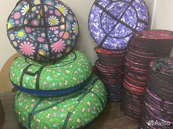 Тюбинги Ватрушки 105см с камерой