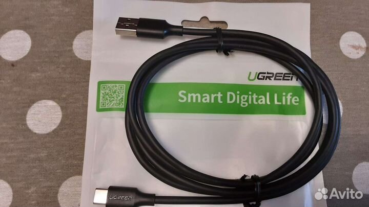Кабель зарядки Type C Ugreen
