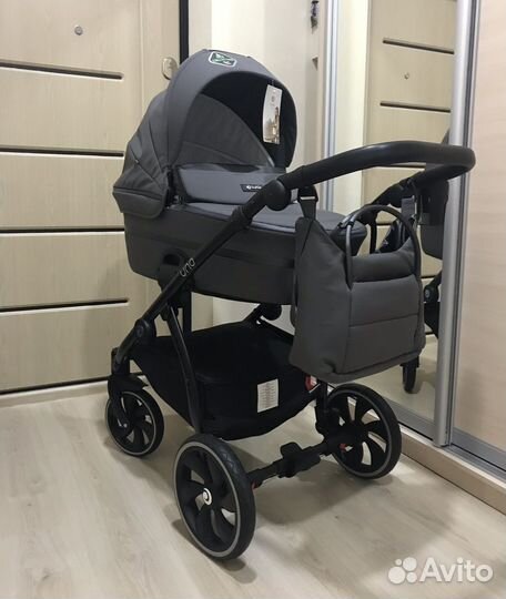 Коляска Tutis uno 2 в 1 серая