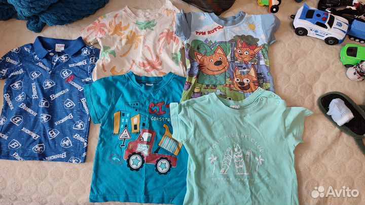 Вещи пакетом на мальчика 80 86
