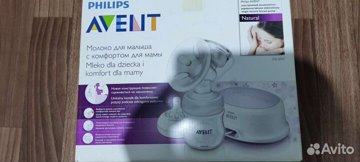 Молокоотсос avent электрический