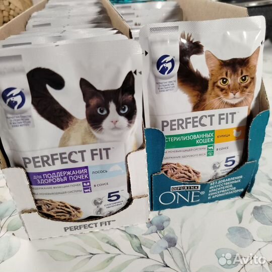 Корм для кошек Perfect fit Purina one Дарлинг