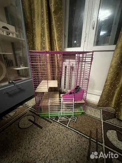 Клетка для шиншиллы, кролика, белки дегу