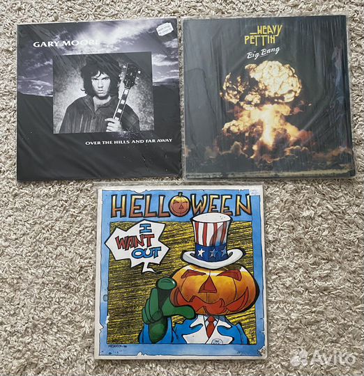 Пластинки alice cooper metallica iron maiden DIO