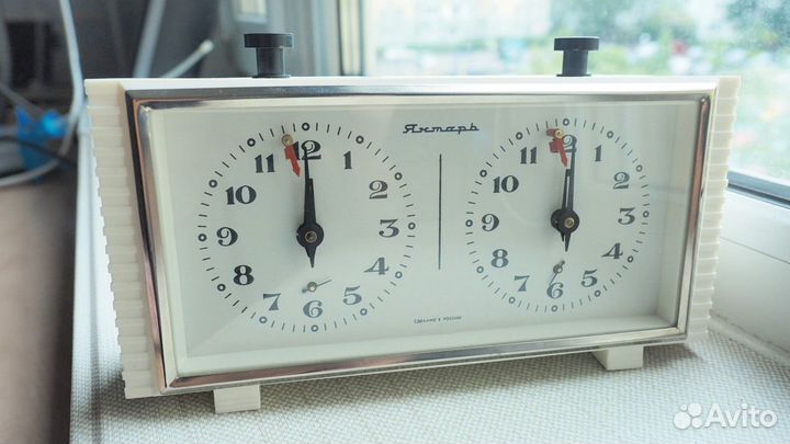 Часы шахматные Янтарь СССР