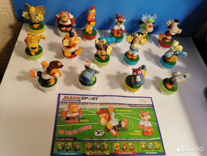 Серии игрушек из киндер сюрпризов