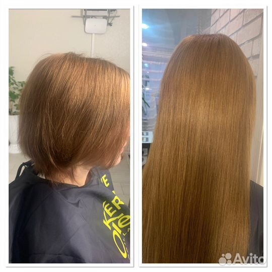 Наращивание волос в салоне и на дому