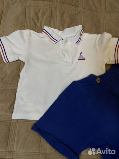 Летние вещи пакетом доя мальчика 80