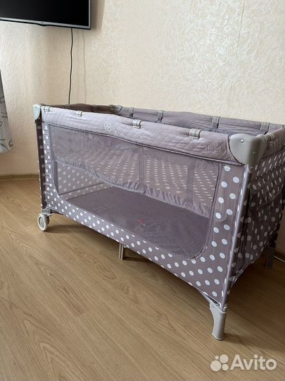 Манеж кровать happy baby