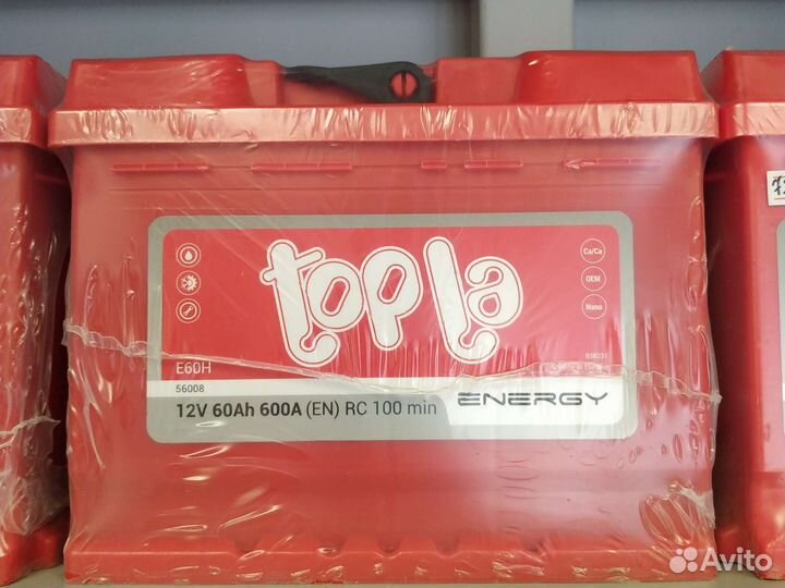 Аккумулятор Topla Energy 60Ah 600A Словения