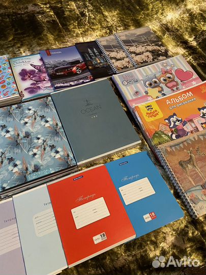Тетради, альбомы, конспекторы