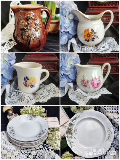 Кувшин графин молочник солонка Разные от