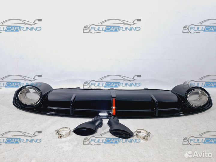 Audi a7 диффузор заднего бампера RS 2010-2014