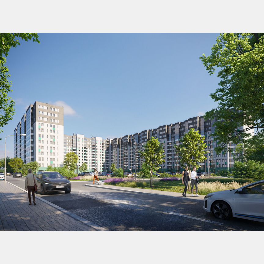 2-к. квартира, 58 м², 9/12 эт.