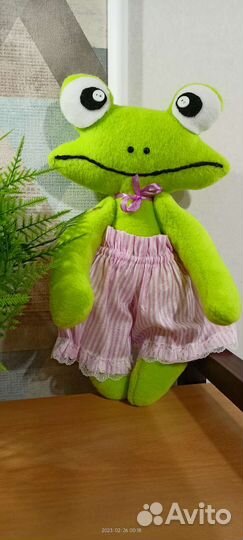 Лягушка ручная работа