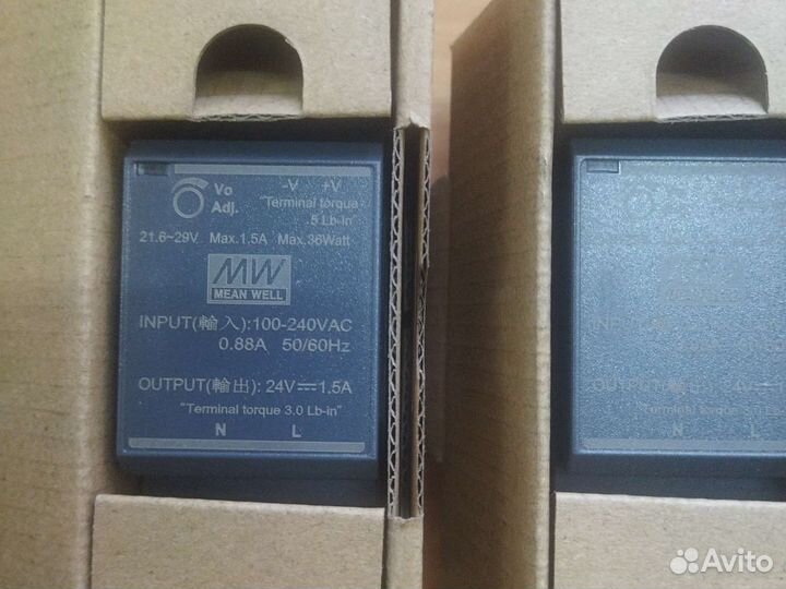 Блок питания HDR 30-24 1.5A 24v