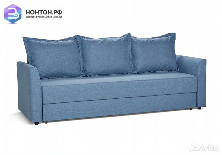 Диван еврокнижка Монца синий