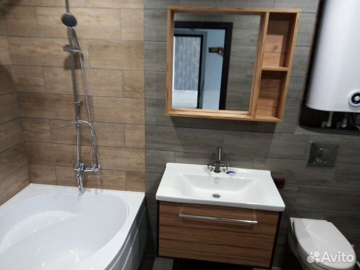 Ванная комната под ключ, кафель,сантехника