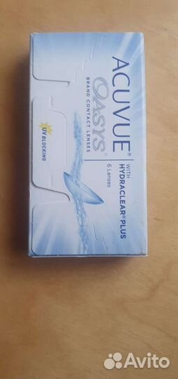 Линзы контактные acuvue