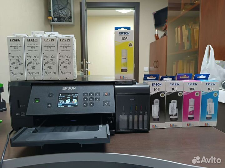 Принтер epson L7160+ расходники