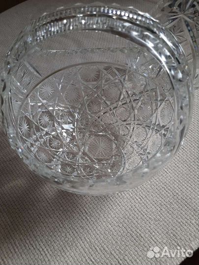 Хрустальная ваза Дятьковского завода