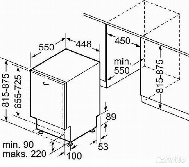 Посудомоечная машина Bosch SPV 6ZMX01E Новая