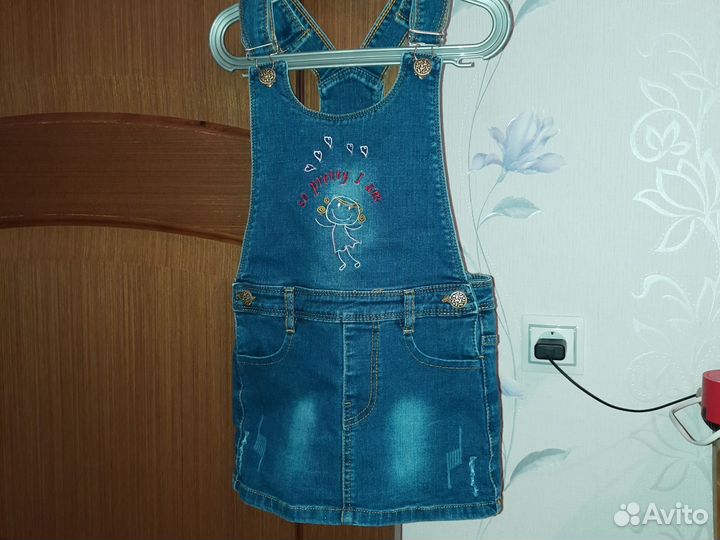 Джинсовый сарафан