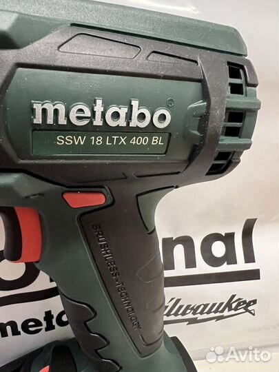 Аккумуляторный гайковерт metabo SSW 18 LTX 400 BL