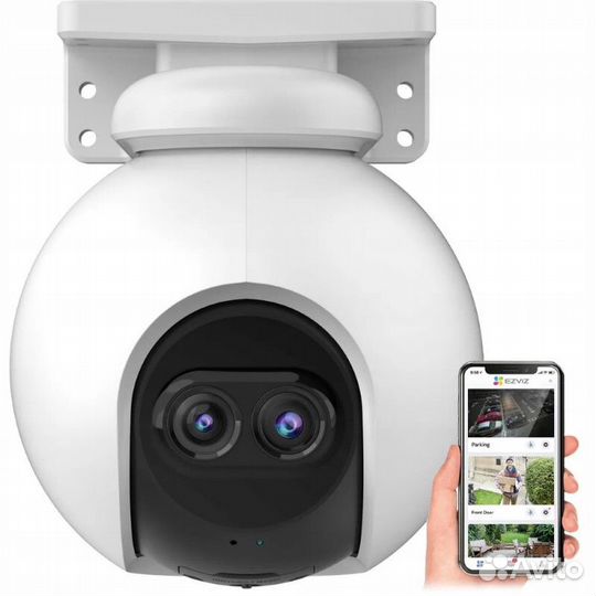 Поворотная Wi-Fi камера с двойным объективом Ezviz