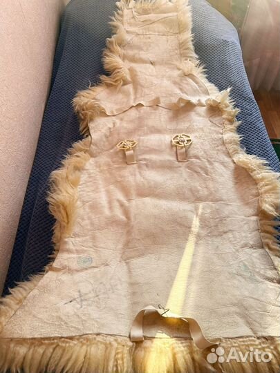 Меховые накидки на сидения из овчины