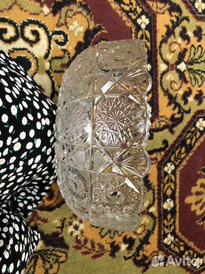 Хрустальная ваза для фруктов