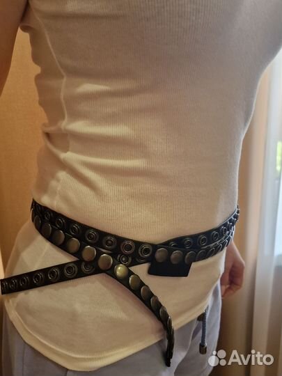 Ремень женский натуральная кожа Италия