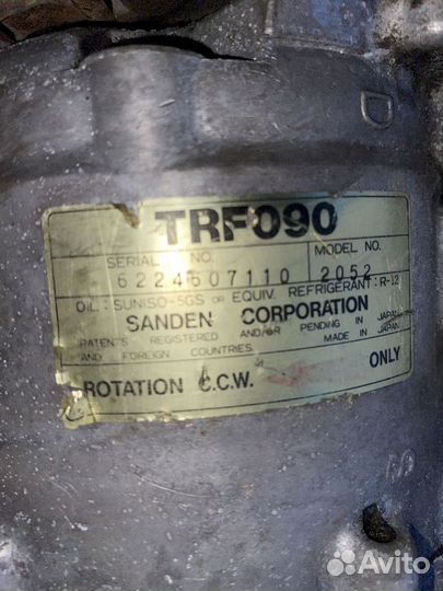 Компрессор кондиционера D17A Honda Civic ET2 TRF09