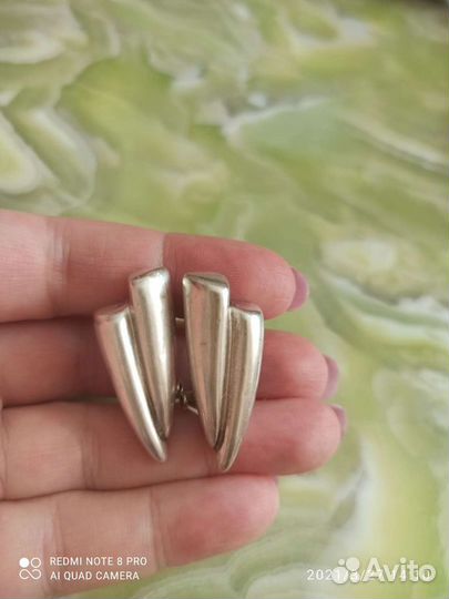 Серебряные серьги