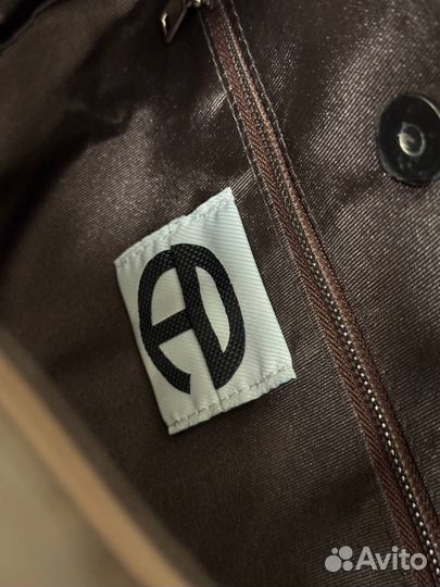 Сумка Telfar Brown Classic Logo Leather Оригинал