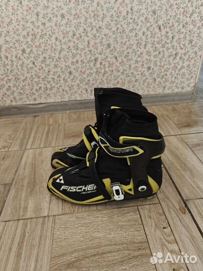 Лыжные отинки fisher гоночные конёк