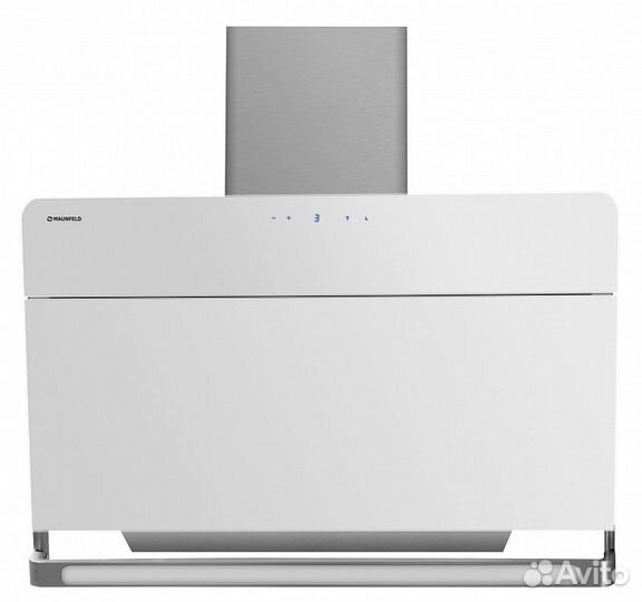 Вытяжка maunfeld tyne 90 белое стекло
